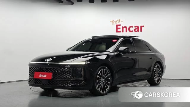 Hyundai Grandeur Hybrid (GN7) 2024 Черный из Кореи