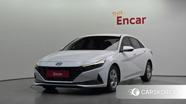 Hyundai Avante (CN7) 2021 Белый из Кореи