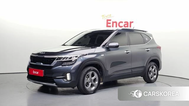 Kia Seltos 2021 Серый из Кореи