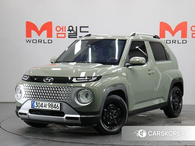 Hyundai Casper 2023 Темно-зеленый из Кореи