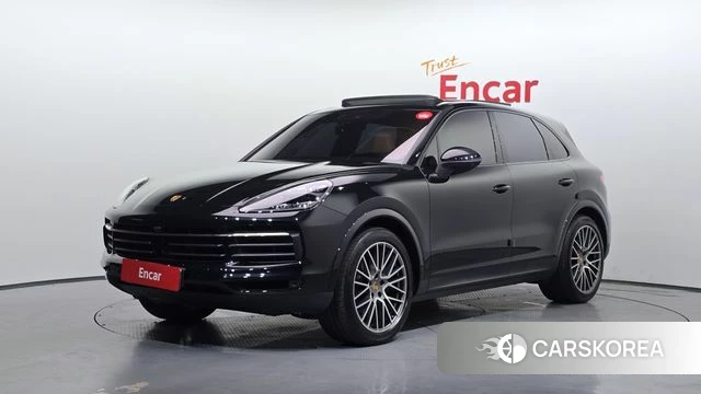 Porsche Cayenne (PO536) 2023 Черный из Кореи