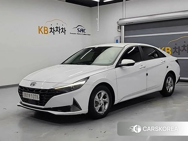 Hyundai Avante (CN7) 2021 Белый из Кореи