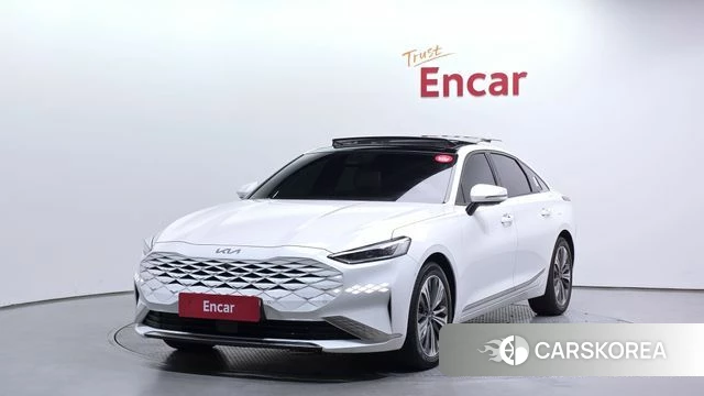 Kia K8 Hybrid 2023 Белый из Кореи