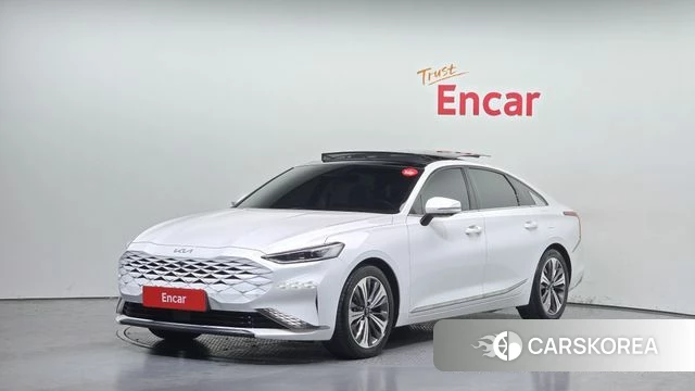 Kia K8 Hybrid 2021 Белый из Кореи