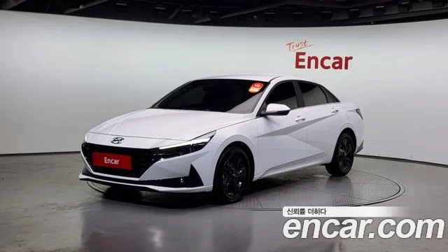 Hyundai Avante (CN7) 2020 Белый из Кореи