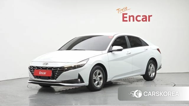 Hyundai Avante (CN7) 2022 Белый из Кореи