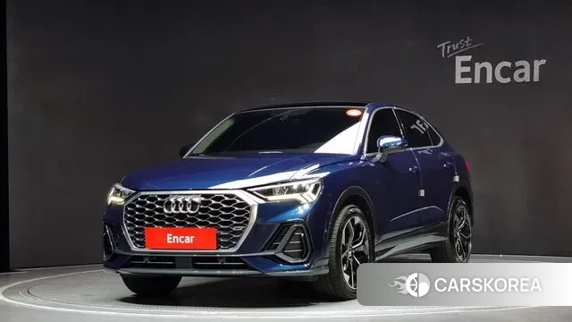 Audi Q3 (F3) 2020 Синий из Кореи