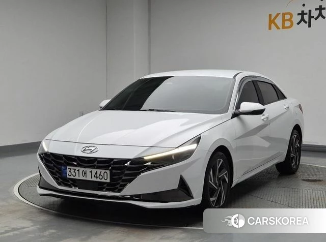 Hyundai Avante (CN7) 2020 Белый из Кореи