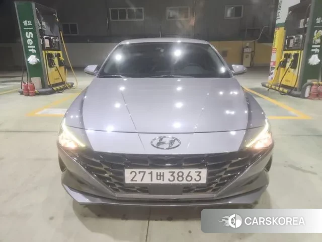 Hyundai Avante Hybrid (CN7) 2020 Серый из Кореи