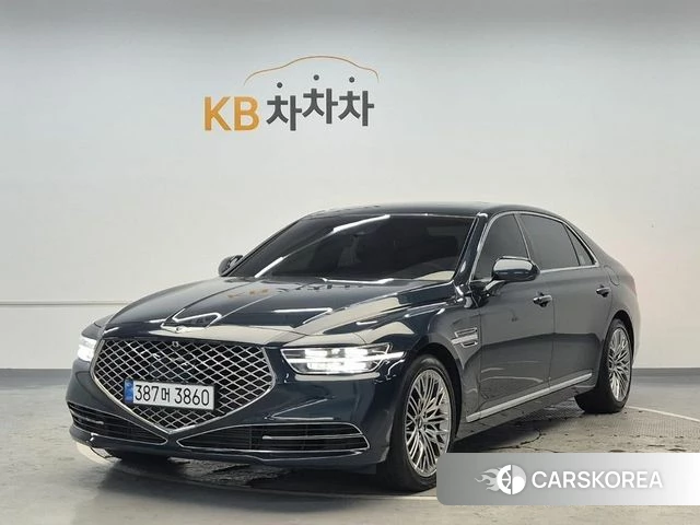 Genesis G90 2021 Синий нефрит из Кореи