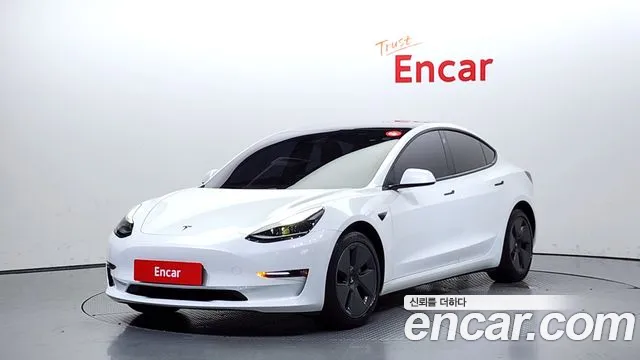 Tesla Model 3 2021 Белый из Кореи
