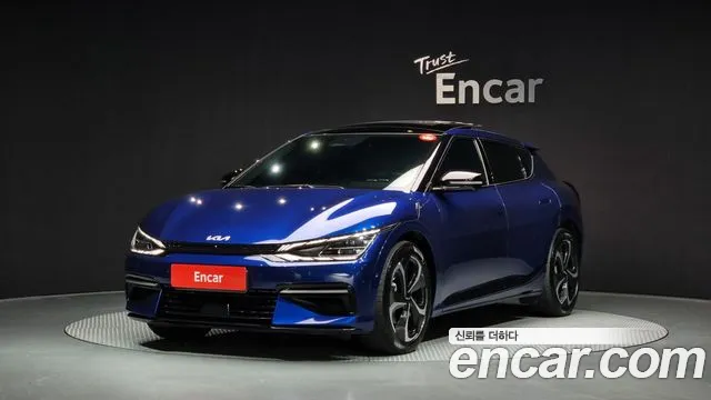 Kia EV6 2022 Синий из Кореи