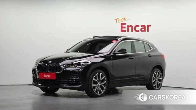BMW X2 (F39) 2021 Черный из Кореи