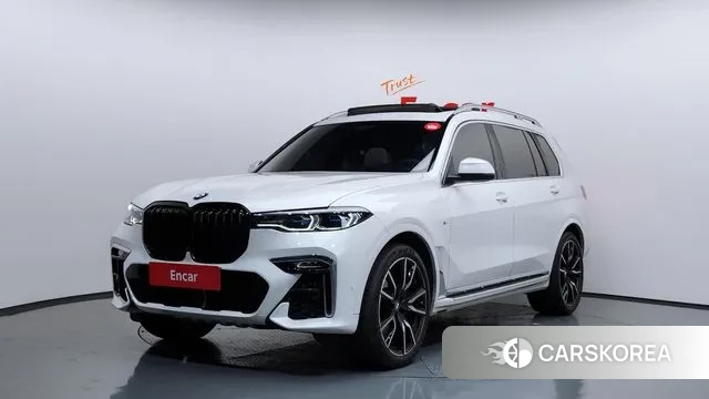 BMW X7 (G07) 2021 Белый из Кореи