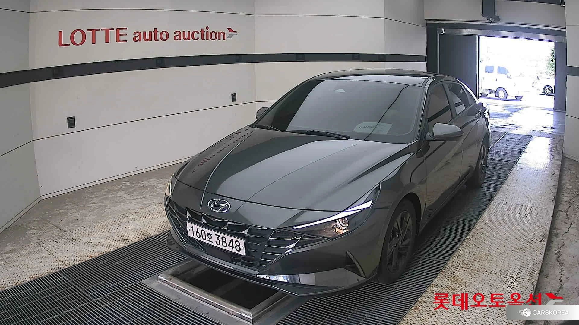 Hyundai Avante Hybrid 2021 Amazon Gray из Кореи