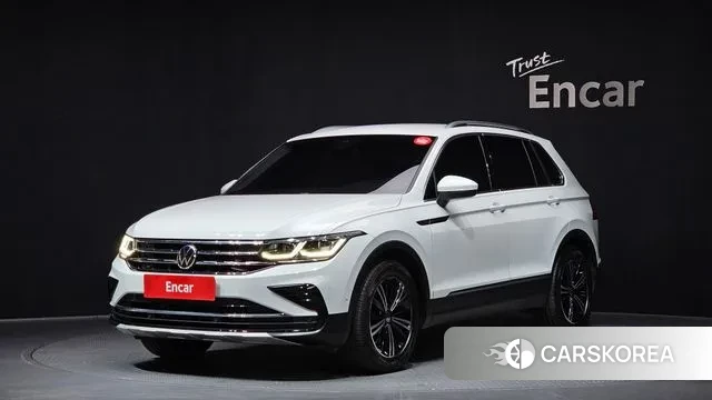 Volkswagen Tiguan second Generation 2022 Белый из Кореи