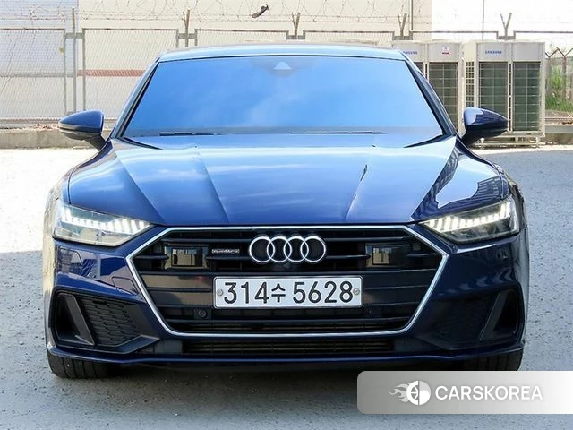 Audi A7 (4K) 2020 Синий из Кореи