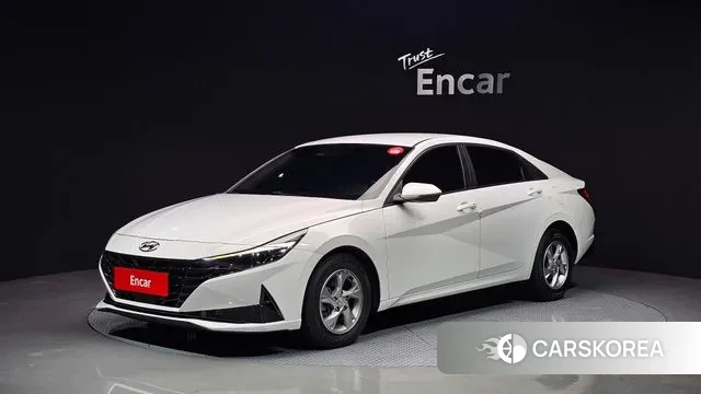 Hyundai Avante (CN7) 2021 Белый из Кореи