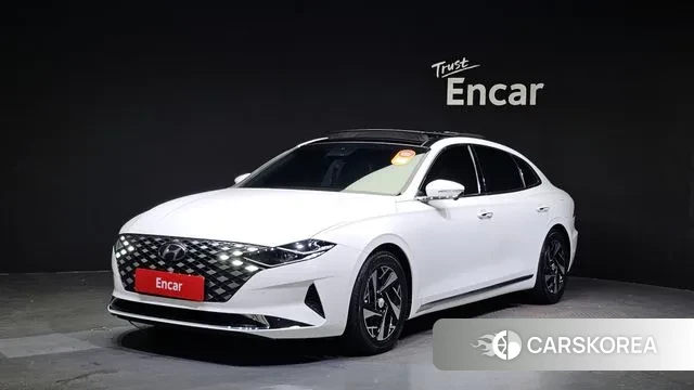 Hyundai The New Grandeur IG Hybrid 2020 Белый из Кореи