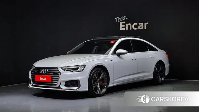 Audi A6 (C8) 2020 Белый из Кореи