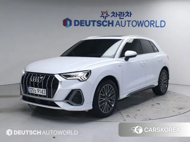 Audi Q3 (F3) 2023 Белый из Кореи