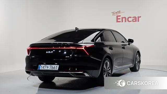 Kia K8 Hybrid 2021 Черный из Кореи