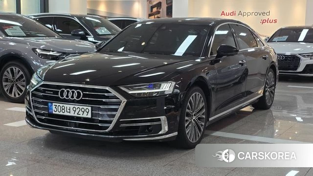Audi A8 (D5) 2021 Черный из Кореи