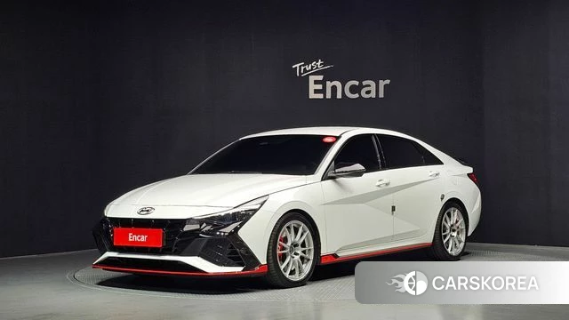 Hyundai Avante (CN7) 2022 Белый из Кореи