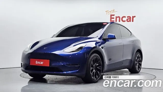 Tesla Model Y 2024 Синий из Кореи