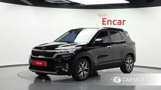 Kia Seltos 2020 Черный из Кореи