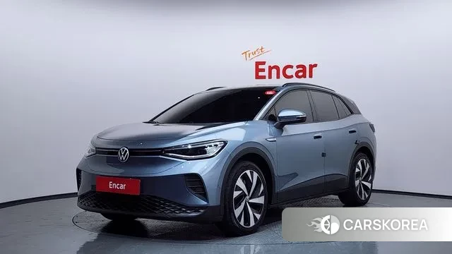 Volkswagen ID.4 2022 Небесно-голубой из Кореи
