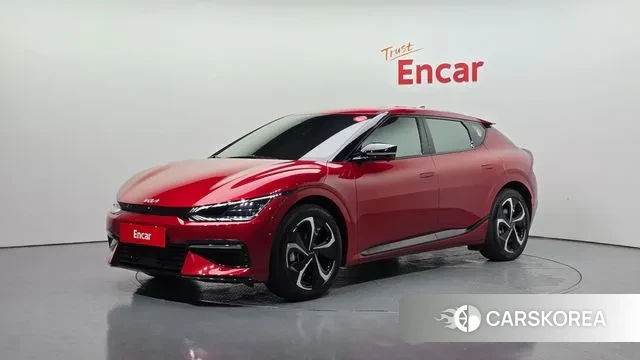 Kia EV6 2022 Красный из Кореи