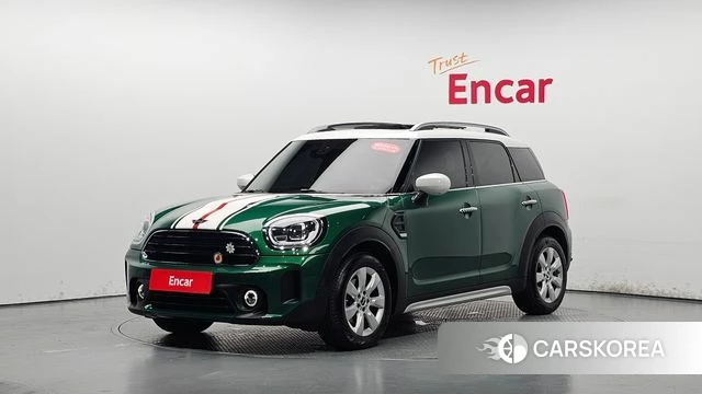 Mini Cooper Countryman 2021 Зеленый из Кореи