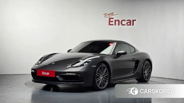 Porsche 718 Cayman 2021 Серый из Кореи