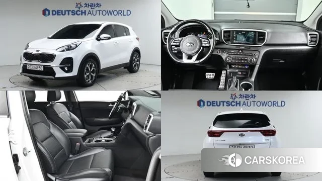 Kia Sportage The Bold 2021 Белый из Кореи