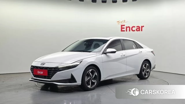 Hyundai Avante (CN7) 2023 Белый из Кореи