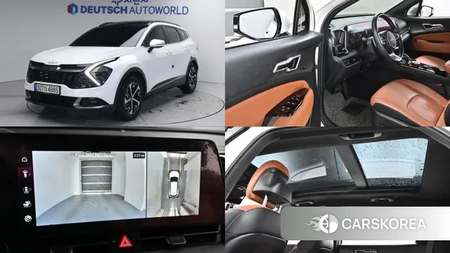 Kia Sportage 5th Generation Hybrid 2022 Белый из Кореи