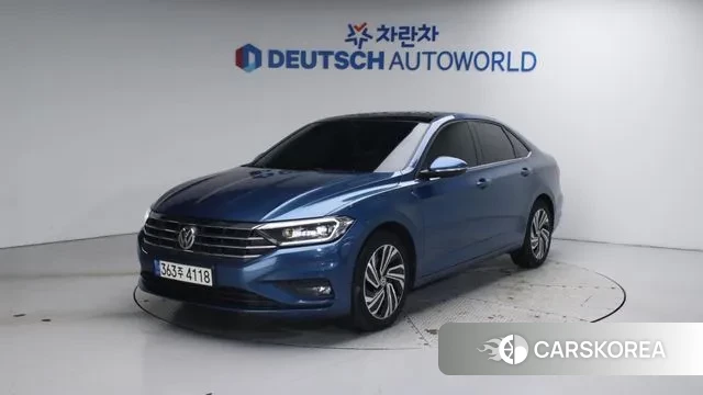 Volkswagen 7th Generation of Jetta 2021 Синий из Кореи