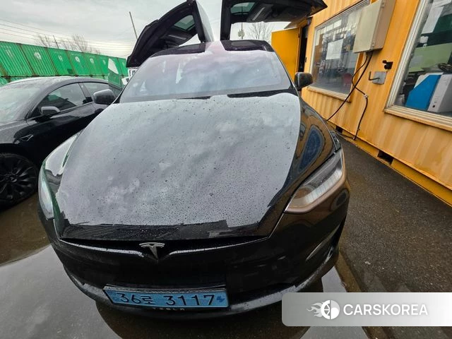 Tesla Model X 2023 Черный из Кореи