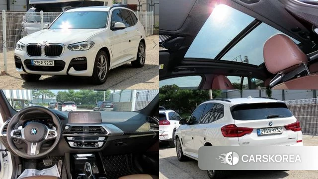 BMW X3 (G01) 2021 Белый из Кореи