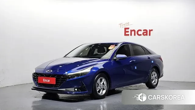 Hyundai Avante (CN7) 2021 Синий из Кореи