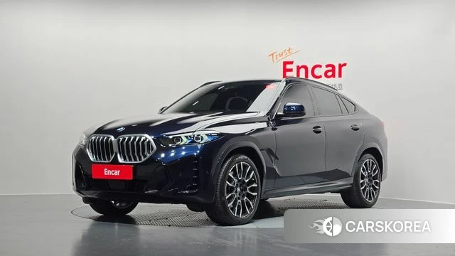 BMW X6 (G06) 2025 Черный из Кореи