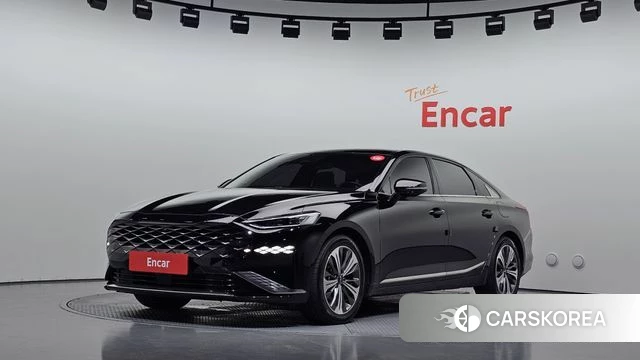 Kia K8 Hybrid 2022 Черный из Кореи