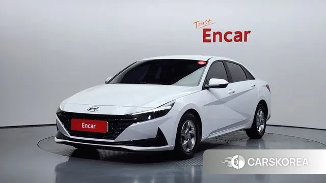 Hyundai Avante (CN7) 2020 Белый из Кореи
