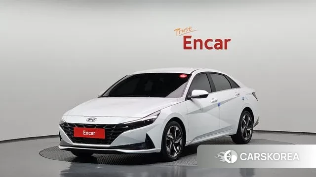 Hyundai Avante (CN7) 2022 Белый из Кореи