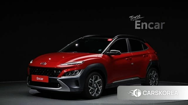 Hyundai The New Kona Hybrid 2022 Красный из Кореи