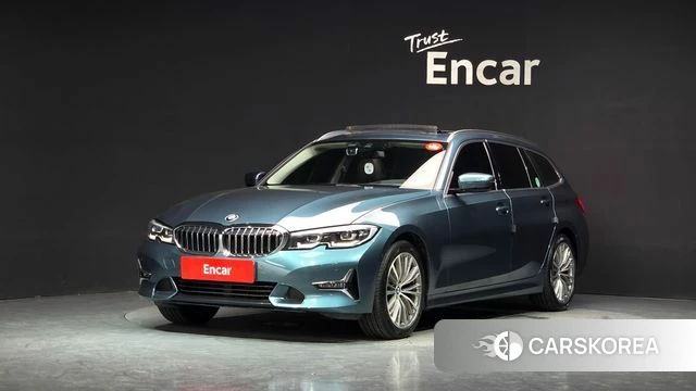 BMW 3 Series (G20) 2021 Небесно-голубой из Кореи