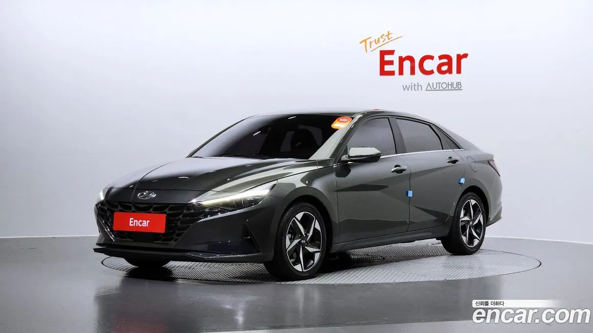 Hyundai Avante Hybrid (CN7) 2020 Серый из Кореи