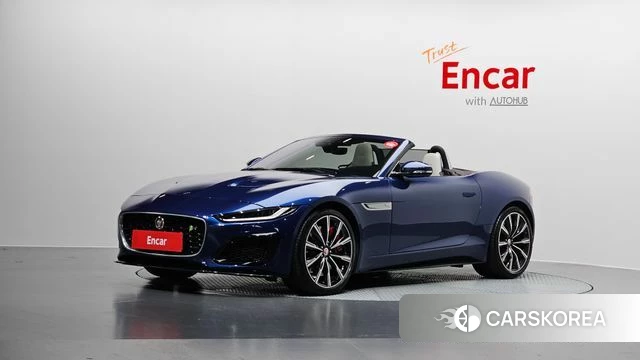 Jaguar F-TYPE 2021 Синий из Кореи
