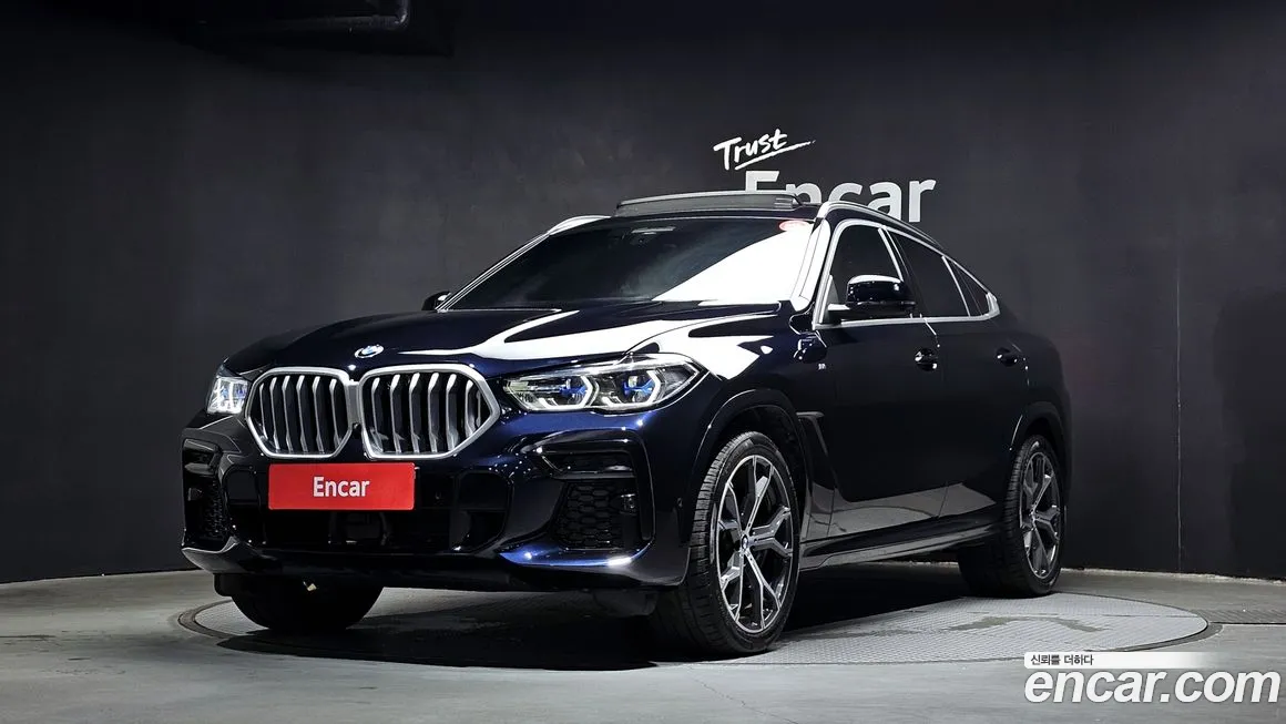 BMW X6 (G06) 2023 Черный из Кореи